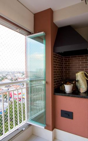 Apartamento à venda com 53m², 2 quartos e 2 vagas Apartamento à venda com 53m², 2 quartos e 2 vagasVaranda gourmet