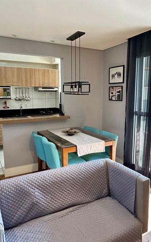 Apartamento à venda com 59m², 2 quartos e 1 vaga
