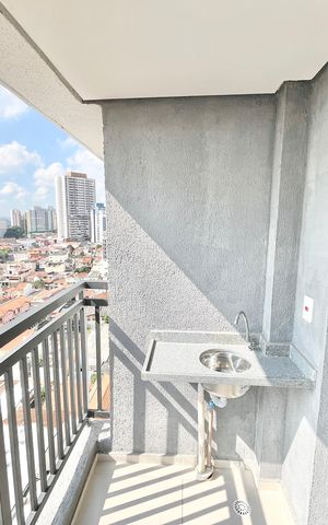 Studio para alugar com 31m², 1 quarto e sem vaga Studio para alugar com 31m², 1 quarto e sem vagaVaranda da Sala