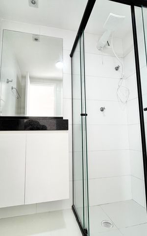 Studio para alugar com 31m², 1 quarto e sem vaga Studio para alugar com 31m², 1 quarto e sem vagaBanheiro