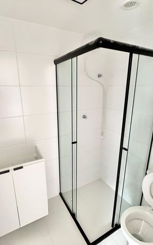 Studio para alugar com 31m², 1 quarto e sem vaga Studio para alugar com 31m², 1 quarto e sem vagaBanheiro