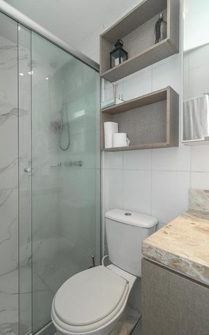 Apartamento à venda com 64m², 3 quartos e 1 vagaBanheiro da Suíte