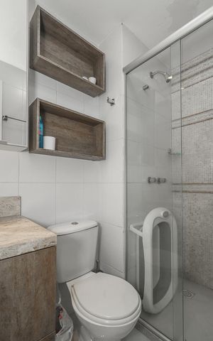 Apartamento à venda com 64m², 3 quartos e 1 vagaBanheiro Social