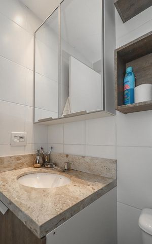 Apartamento à venda com 64m², 3 quartos e 1 vagaBanheiro Social