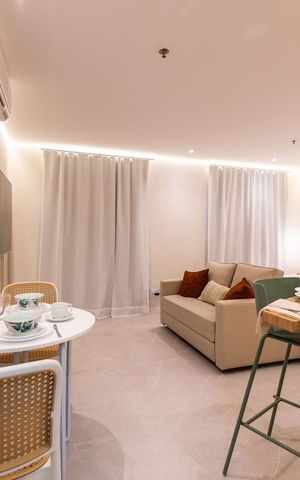 Studio para alugar com 32m², 1 quarto e 1 vaga Studio para alugar com 32m², 1 quarto e 1 vagaSala/Quarto