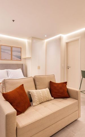 Studio para alugar com 32m², 1 quarto e 1 vaga Studio para alugar com 32m², 1 quarto e 1 vagaSala/Quarto