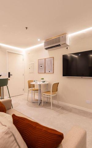 Studio para alugar com 32m², 1 quarto e 1 vaga Studio para alugar com 32m², 1 quarto e 1 vagaSala/Quarto