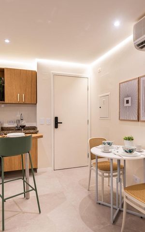 Studio para alugar com 32m², 1 quarto e 1 vaga Studio para alugar com 32m², 1 quarto e 1 vagaSala/Quarto