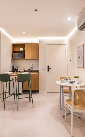 Studio para alugar com 32m², 1 quarto e 1 vaga Studio para alugar com 32m², 1 quarto e 1 vagaSala/Quarto