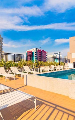 Apartamento para alugar com 36m², 1 quarto e sem vaga Apartamento para alugar com 36m², 1 quarto e sem vagaÁrea comum - Piscina
