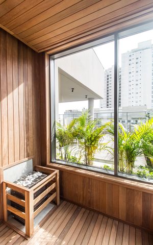 Apartamento para alugar com 53m², 1 quarto e 1 vaga Apartamento para alugar com 53m², 1 quarto e 1 vagaSaúna