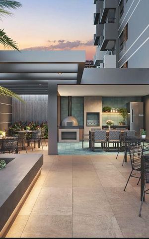 Apartamento para alugar com 53m², 1 quarto e 1 vagaÁrea gourmet