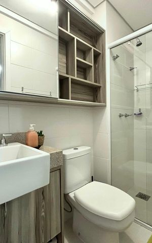 Apartamento para alugar com 80m², 2 quartos e 2 vagas Apartamento para alugar com 80m², 2 quartos e 2 vagasBanheiro suíte