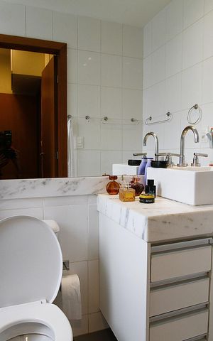Apartamento à venda com 124m², 4 quartos e 3 vagasBanheiro da Suíte