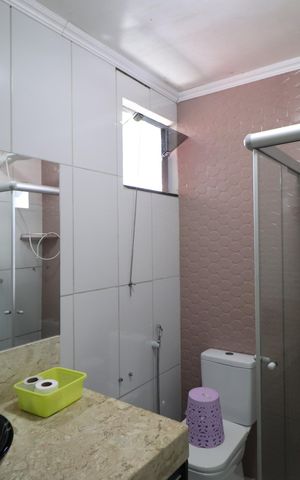 Casa para alugar com 100m², 2 quartos e 2 vagasBanheiro do Quarto 2