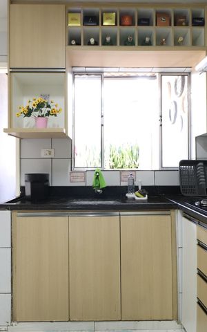 Casa para alugar com 100m², 2 quartos e 2 vagasCozinha