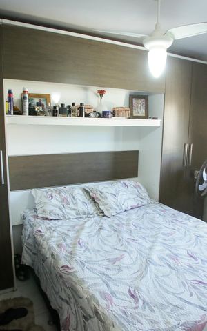 Apartamento à venda com 44m², 2 quartos e 1 vagaQuarto 1