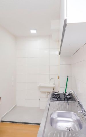 Apartamento à venda com 36m², 2 quartos e sem vagaCozinha e Área de Serviço