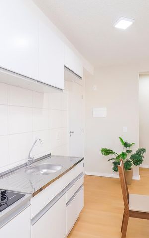 Apartamento à venda com 36m², 2 quartos e sem vagaCozinha e Área de Serviço
