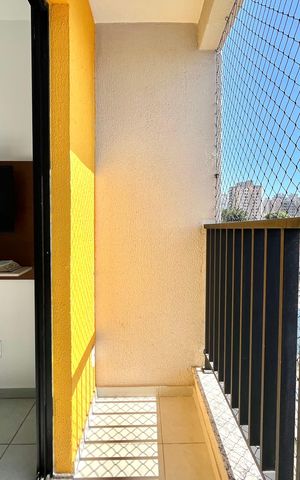Apartamento à venda com 26m², 1 quarto e sem vaga Apartamento à venda com 26m², 1 quarto e sem vagaVaranda