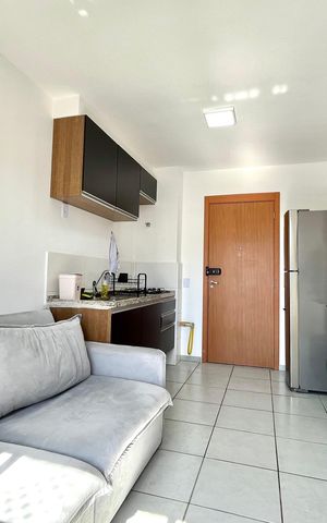 Apartamento à venda com 26m², 1 quarto e sem vaga Apartamento à venda com 26m², 1 quarto e sem vagaSala