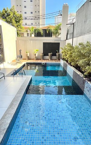 Apartamento à venda com 26m², 1 quarto e sem vaga Apartamento à venda com 26m², 1 quarto e sem vagaÁrea comum - Piscina