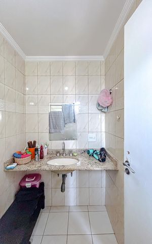 Apartamento para alugar com 90m², 3 quartos e 3 vagasBanheiro da Suíte 1