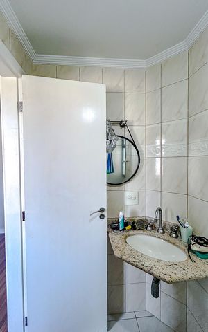 Apartamento para alugar com 90m², 3 quartos e 3 vagasBanheiro da Suíte 3