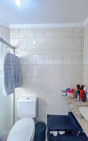 Apartamento para alugar com 90m², 3 quartos e 3 vagasBanheiro da Suíte 1