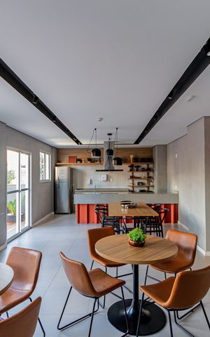 Apartamento para alugar com 28m², 1 quarto e sem vaga Apartamento para alugar com 28m², 1 quarto e sem vagaÁrea comum - Salão de festas