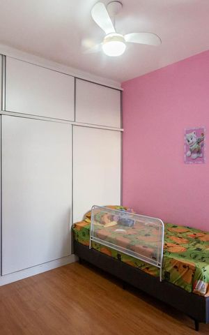 Apartamento à venda com 140m², 4 quartos e 1 vagaQuarto 3