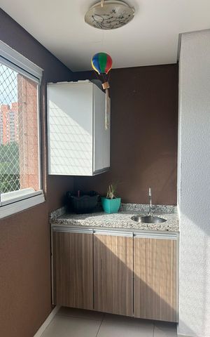 Apartamento à venda com 55m², 2 quartos e 1 vaga Apartamento à venda com 55m², 2 quartos e 1 vagaÁrea de serviço