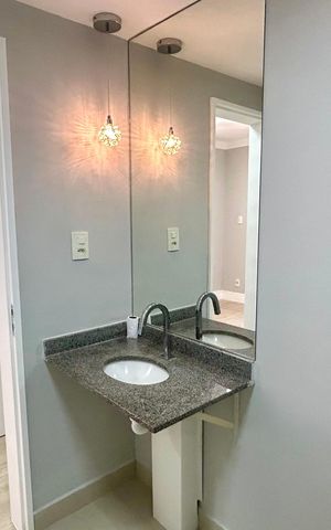 Apartamento para alugar com 83m², 3 quartos e 2 vagasBanheiro da Suíte