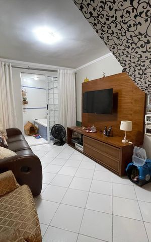 Casa de condomínio à venda com 89m², 2 quartos e 2 vagas Casa de condomínio à venda com 89m², 2 quartos e 2 vagasSala