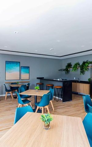 Apartamento à venda com 41m², 2 quartos e sem vagaSalão de Festas
