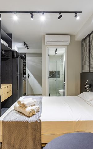 Apartamento para alugar com 22m², 1 quarto e sem vaga Apartamento para alugar com 22m², 1 quarto e sem vagaSala/Quarto