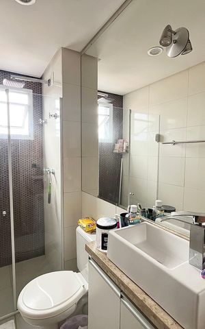 Apartamento à venda com 40m², 1 quarto e 2 vagasBanheiro