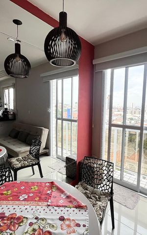 Apartamento à venda com 40m², 1 quarto e 2 vagasSala