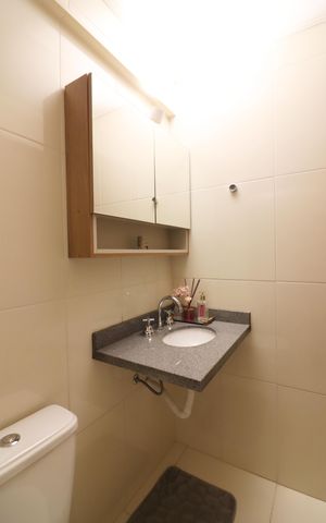 Apartamento para alugar com 59m², 2 quartos e 2 vagasQuarto 1- Suíte Banheiro 