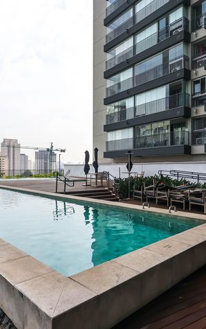 Studio para alugar com 37m², 1 quarto e sem vagaPiscina
