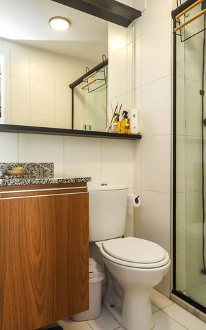 Studio para alugar com 37m², 1 quarto e sem vagaBanheiro