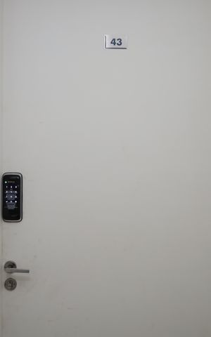 Apartamento à venda com 42m², 2 quartos e 1 vagaPorta do apartamento