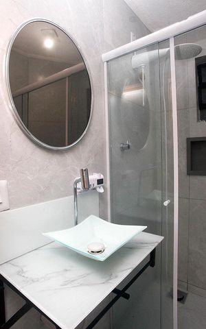 Apartamento para alugar com 104m², 2 quartos e sem vagaBanheiro