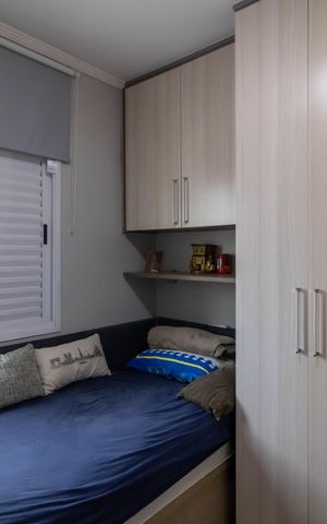 Apartamento à venda com 92m², 3 quartos e 2 vagas Apartamento à venda com 92m², 3 quartos e 2 vagasQuarto 2