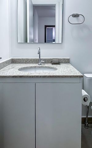Apartamento à venda com 23m², 1 quarto e sem vaga Apartamento à venda com 23m², 1 quarto e sem vagaBanheiro social