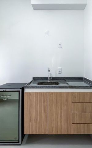 Apartamento à venda com 23m², 1 quarto e sem vaga Apartamento à venda com 23m², 1 quarto e sem vagaSala/cozinha