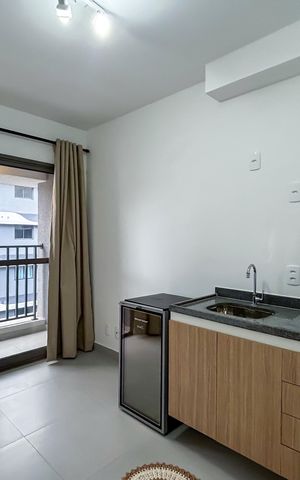 Apartamento à venda com 23m², 1 quarto e sem vaga Apartamento à venda com 23m², 1 quarto e sem vagaSala/cozinha