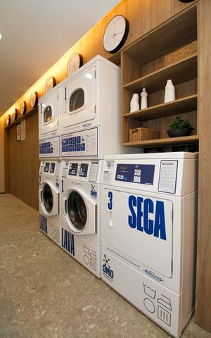 Studio à venda com 25m², 1 quarto e sem vaga Studio à venda com 25m², 1 quarto e sem vagaÁrea Comum - Lavanderia