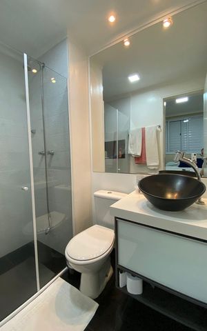 Apartamento à venda com 60m², 3 quartos e 1 vaga Apartamento à venda com 60m², 3 quartos e 1 vagaBanheiro