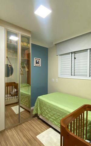 Apartamento à venda com 60m², 3 quartos e 1 vaga Apartamento à venda com 60m², 3 quartos e 1 vagaQuarto 2